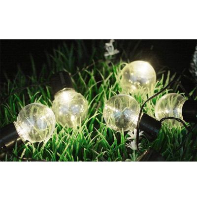 10LED Outdoor Garden Solar Globe String Lights Bulbs