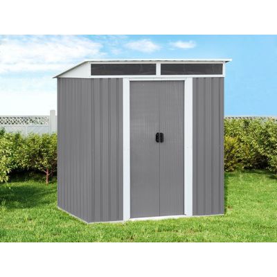 TOUGHOUT Garden Shed with Front Skylight 1.21M x 1.95M x 1.96M