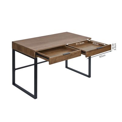 Ocala 120cm Computer Desk - Walnut