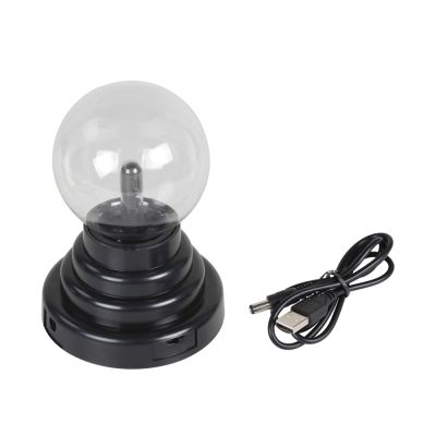 Glass Plasma Ball Sphere Lightning Light Lamp
