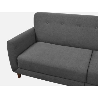 MUNICH 3-Seater Sofa Bed DARK GREY
