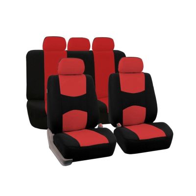 Car Seat Cover 9PCS Set - RED