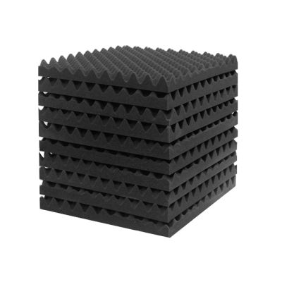 Acoustic Foam Sound Absorbent 50x50CM 10PCs