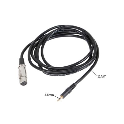 XLR Female to 3.5mm Male Jack Converter Stereo Audio Cord Lead 2.5Metres