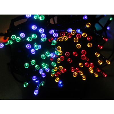 200 LED Lights Solar Outdoor String Lights 45M - MULTICOLOUR