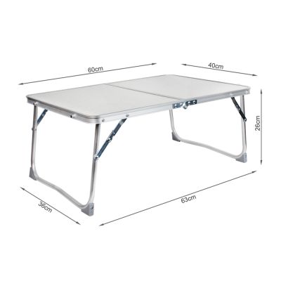 Portable Laptop Desk Laptop Tray Table - SILVER