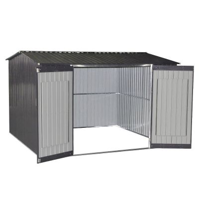 TOUGHOUT Garden Shed 2.97M x 3.12M x 2.05M Charcoal Grey
