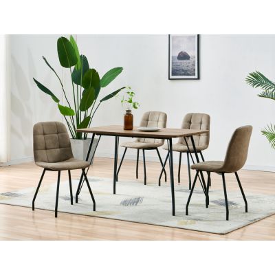 CECIL Dining Table Rectangle 120x70cm - WALNUT