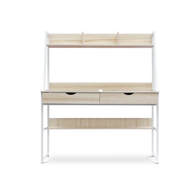 Siya 120cm Computer Desk with Drawers - Oak