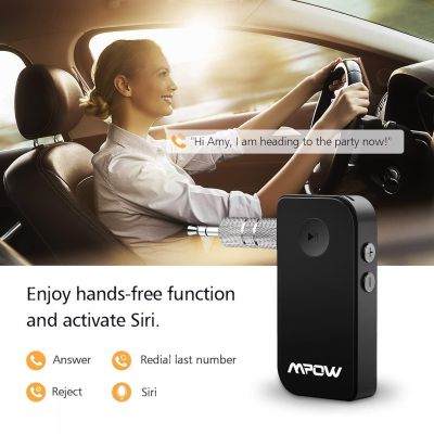 Mpow Bluetooth 4.1 Audio Receiver Dual Link AUX Adapter