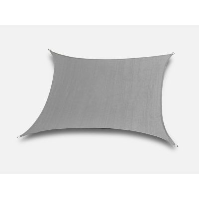 TOUGHOUT Shade Sail Square 5m x 5m - GREY