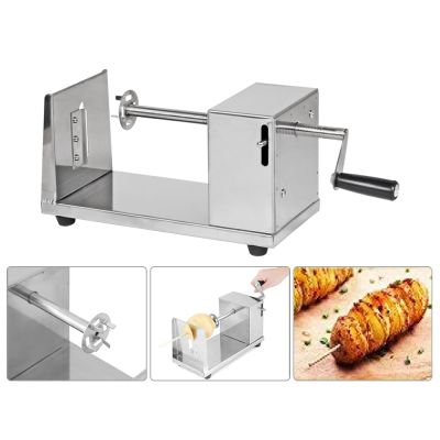 Spiral Potato Slicer Manual Chips Twister Cutter