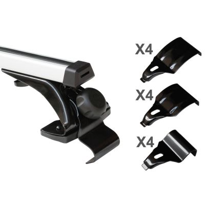 120cm Universal Roof Rack Cross Bars 2PC - SILVER