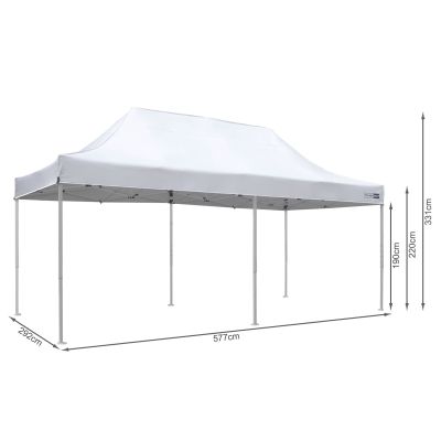 Toughout Thunderstorm Gazebo 3 x 6m - White
