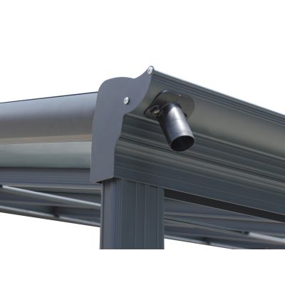 Toughout Patio Canopy Roof 5.57m x 3m - Charcoal Grey