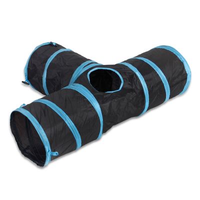 Cat Tunnel Pet Toy Folding Exercise Play Tunnel 3 Ways