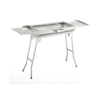 Stainless Steel Portable BBQ Grill with 20 Skewers