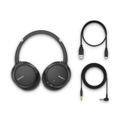 SONY WH-CH700N Wireless Active Noise Cancelling Headphones - Black
