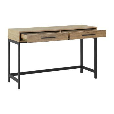 Lennox 120cm Computer Desk - Dark Oak