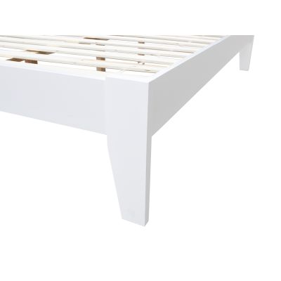 Meri Queen Wooden Bed Frame - White