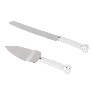 Wedding Cake Knife And Server Set