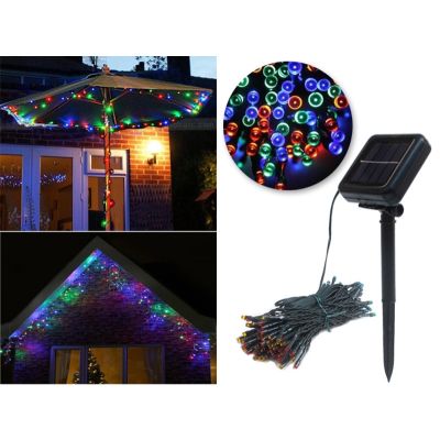 200 LED Lights Solar Outdoor String Lights 45M - MULTICOLOUR
