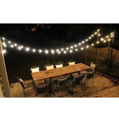 10LED Outdoor Garden Solar Globe String Lights Bulbs