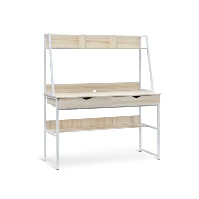 Siya 120cm Computer Desk with Drawers - Oak