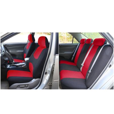 Car Seat Cover 9PCS Set - RED