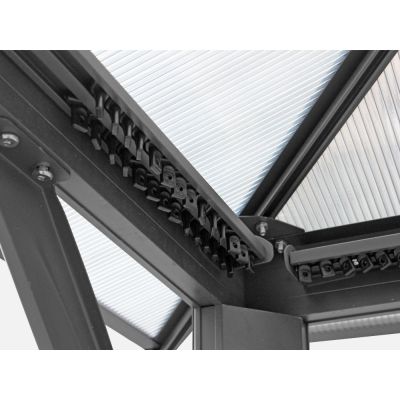 TOUGHOUT Patio Gazebo Aluminium Gazebo with Mosquito Netting 4x3M