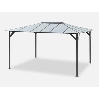 TOUGHOUT Patio Gazebo Aluminium Hardtop Gazebo 4x3M
