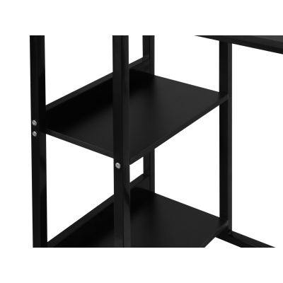 80 x 40 Laptop Stand Side Table - Black