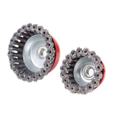 Twist Knot Wire Wheel Cup Brush 4PCS Set