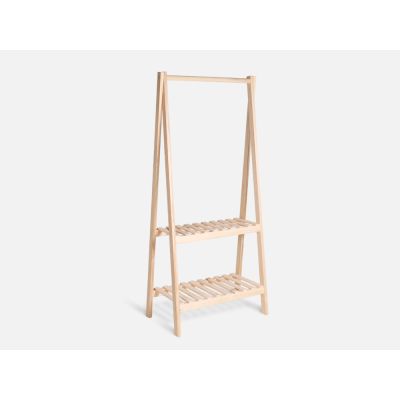 PEIPUS Wooden Clothes Rack - OAK
