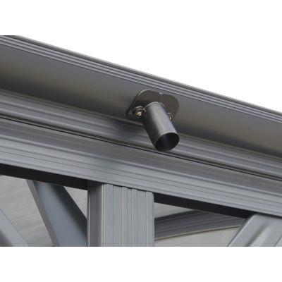 Toughout Patio Carport Canopy Curved Roof 5.06m x 3m