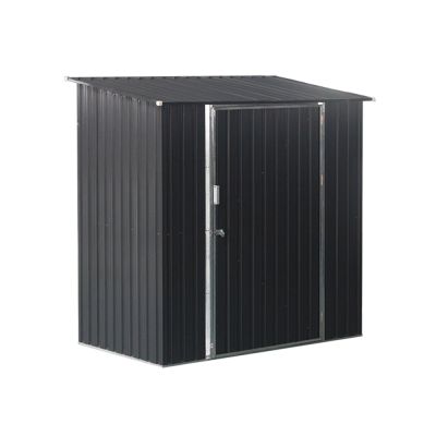 TOUGHOUT Garden Shed 1.94M x 1.19M x 1.98M BLACK