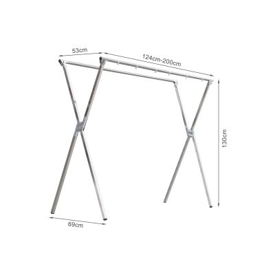 Stainless Steel Foldable Clothes Drying Rack Stand Clothes Rack Airer