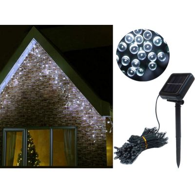 200 LED Lights Solar Outdoor String Lights 45M - WHITE