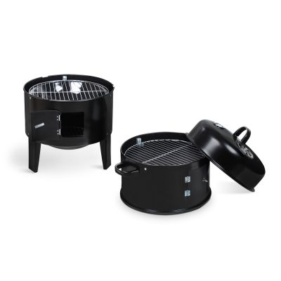 3 in 1 Charcoal BBQ Smoker Grill