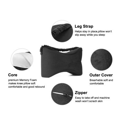 Knee Pillow Memory Foam Pregnancy Support Cushion