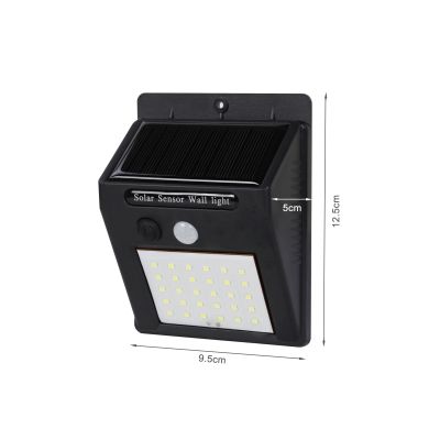 30 LED Wall Mounted Motion Solar Light  - Set of 2
