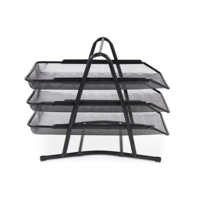 Desk Organiser File Tray Storage Rack 3 Tier