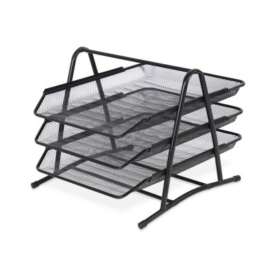 Desk Organiser File Tray Storage Rack 3 Tier
