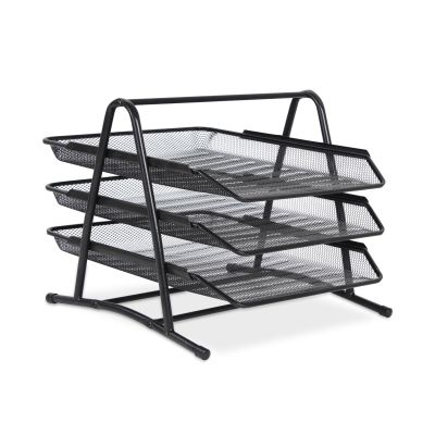 Desk Organiser File Tray Storage Rack 3 Tier