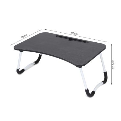 Portable Anti-Slip Laptop Desk Laptop Tray Table - Black
