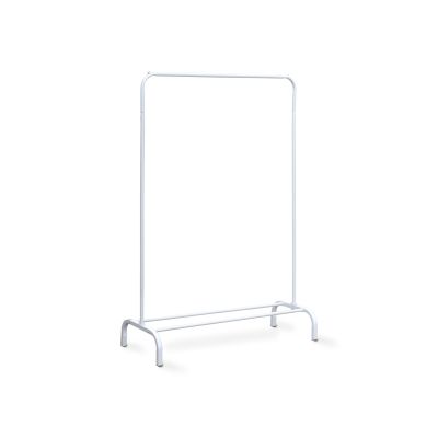 Metal Clothes Rack Stand Coat Hanger 104 x 152cm - White