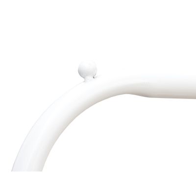 Metal Clothes Rack Stand Coat Hanger 104 x 152cm - White