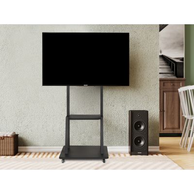 Mobile TV Stand Height Adjustable 32