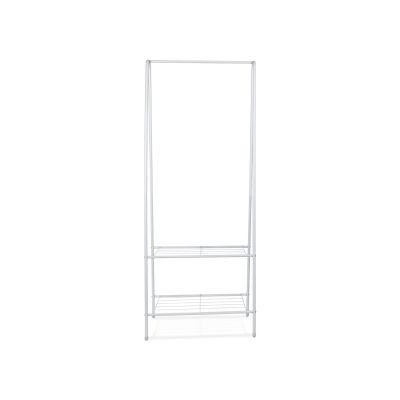 Metal Clothes Rack Stand - WHITE