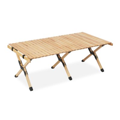 Folding Outdoor Camping Table 120cm - Natural